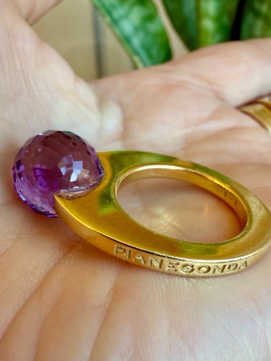Pianegonda Jewelry - Pianegonda 18 karat gold amethyst ring